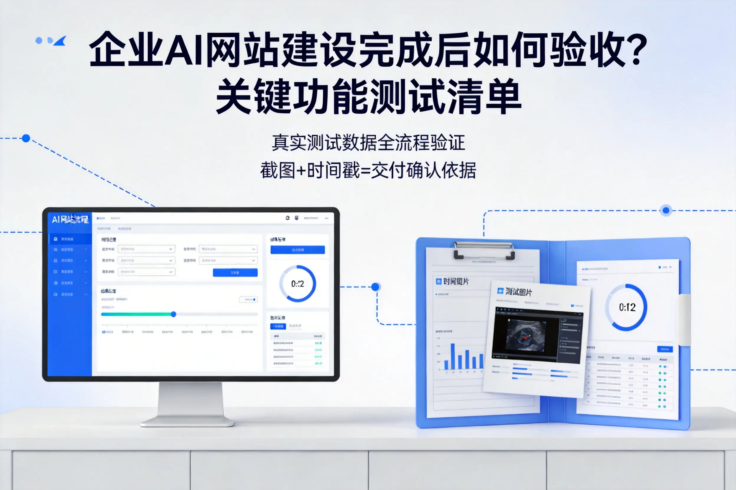 南阳企业AI网站建设完成后如何验收？关键功能测试清单