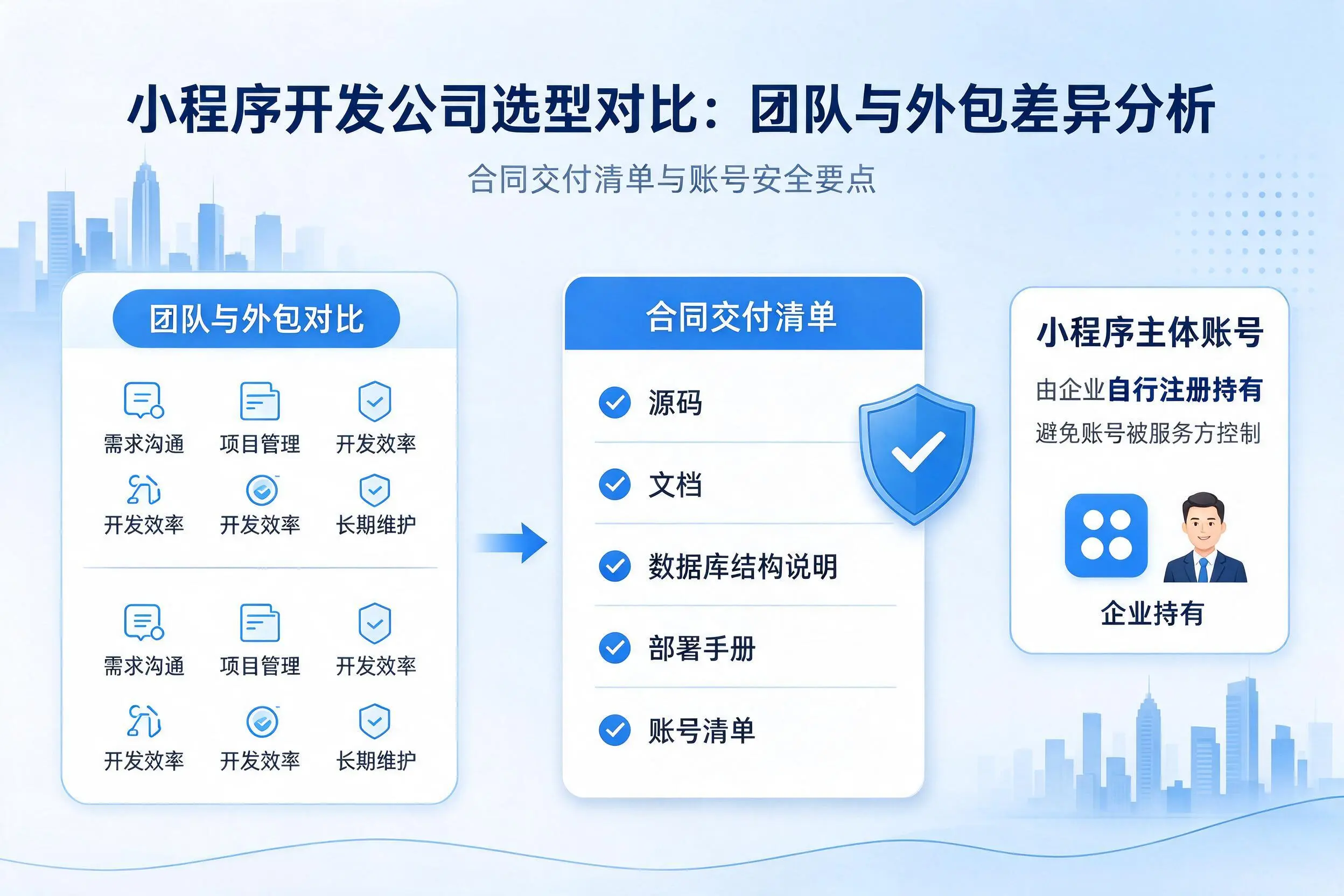 南阳小程序开发公司选型对比：团队与外包差异分析