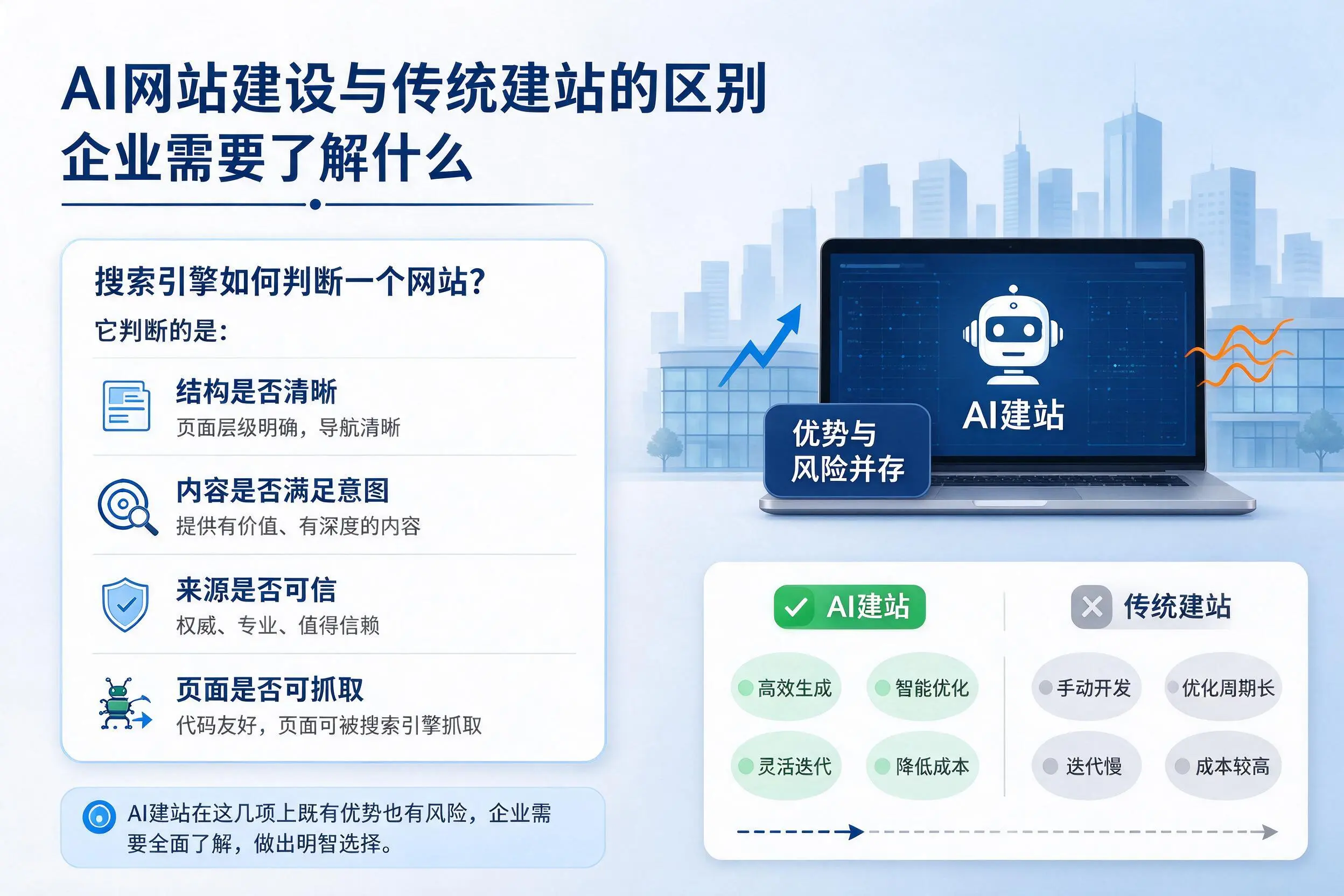 AI网站建设与传统建站的区别,南阳企业需要了解什么