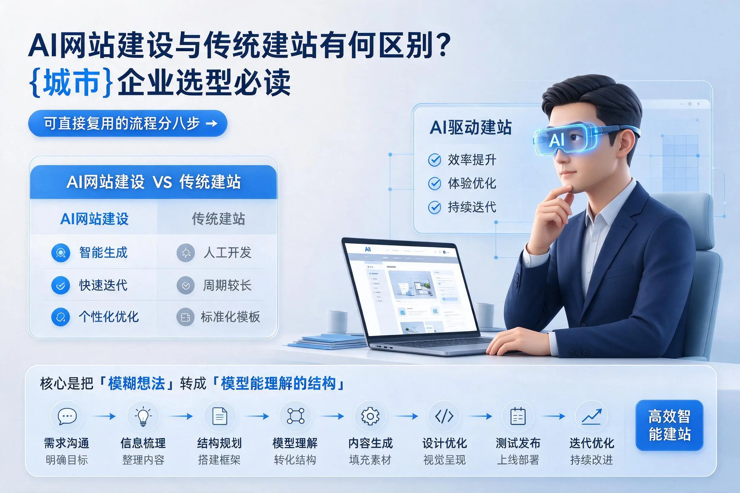 AI网站建设与传统建站有何区别？南阳企业选型必读